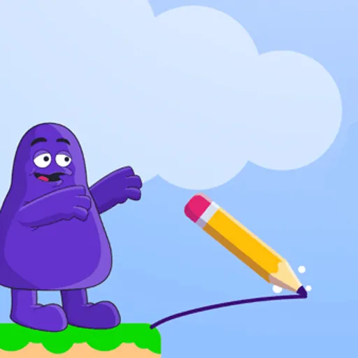 Grimace Shake Draw and Erase